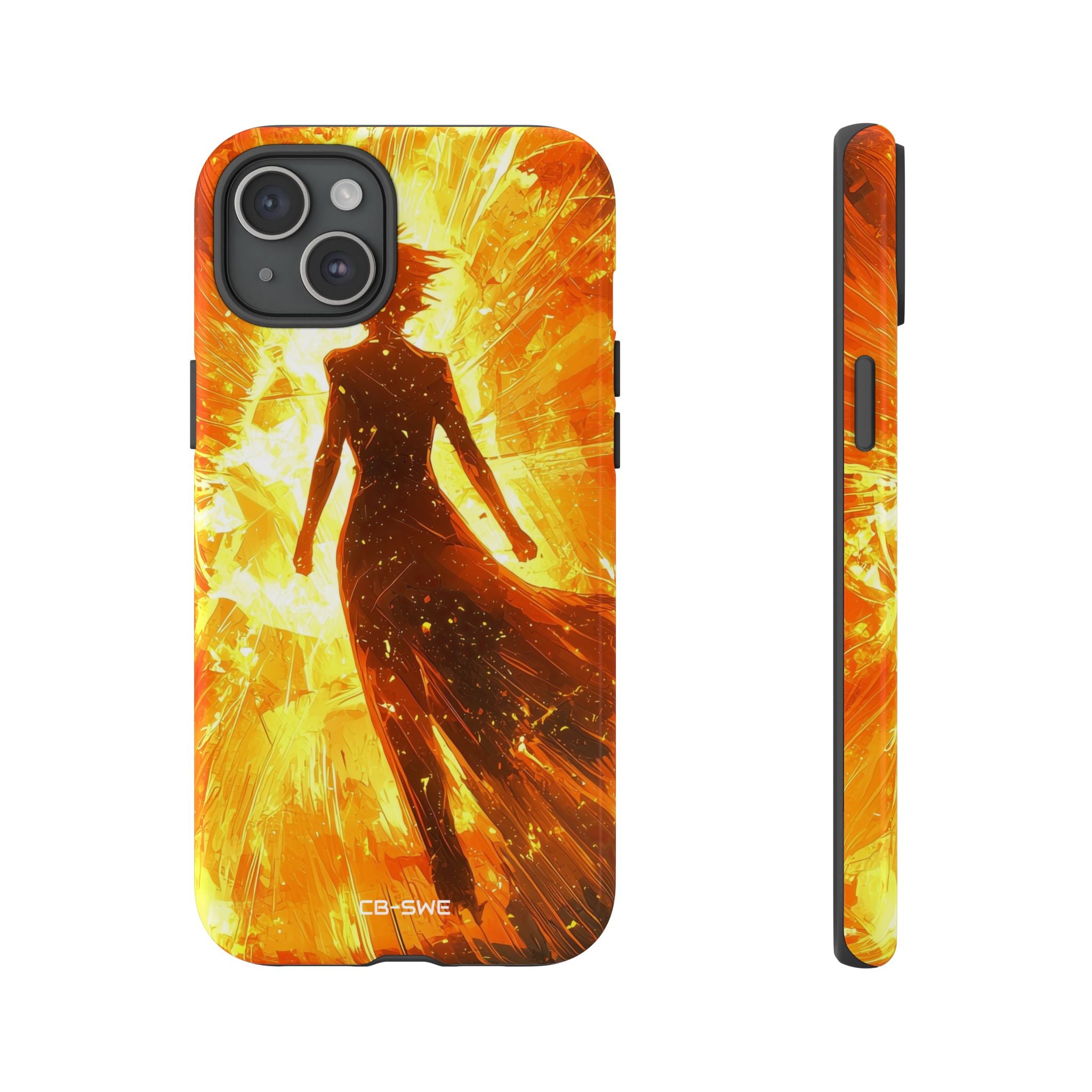 Fiery Energy Erupts - iPhone Case