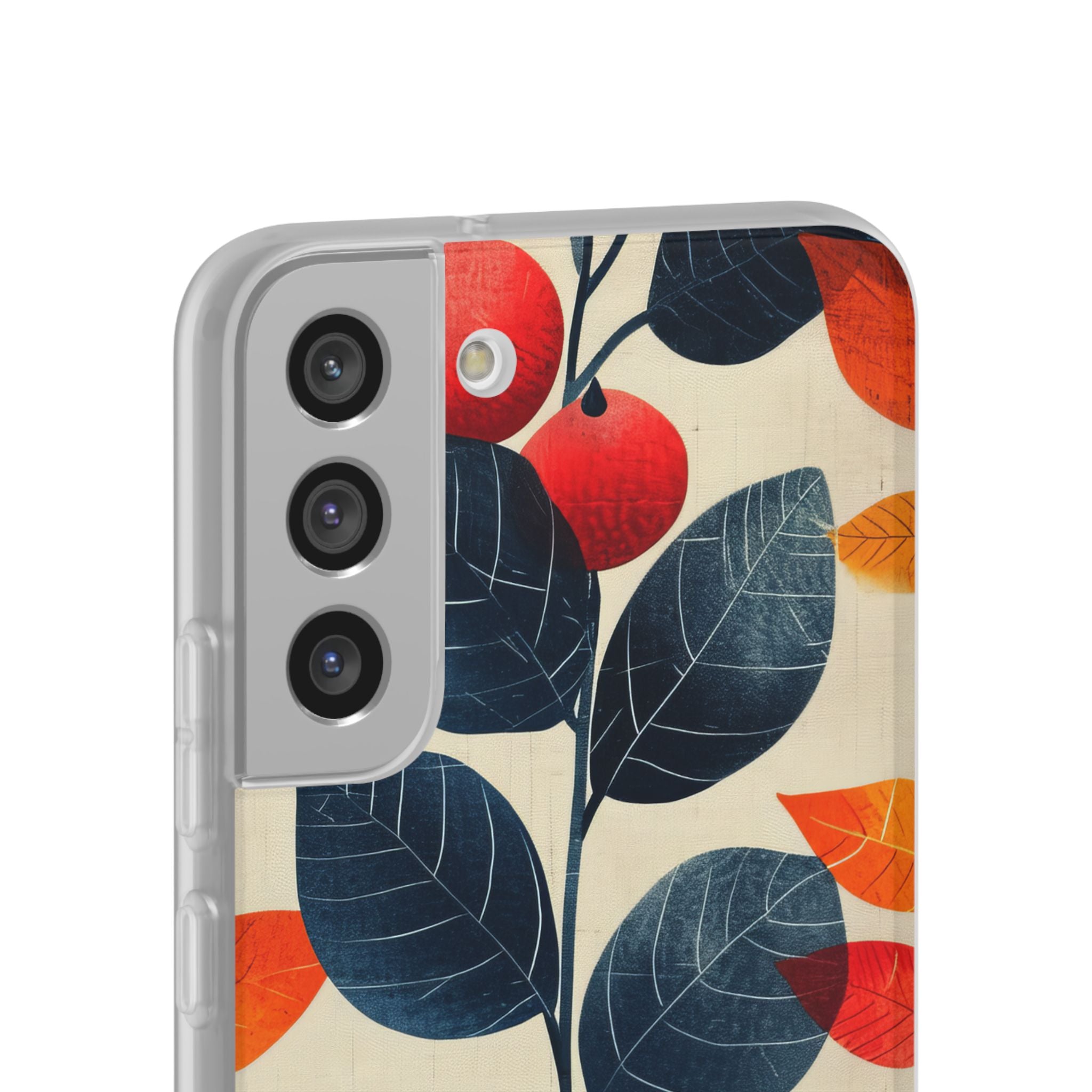 Autumn Nature Pattern - Flexi Samsung S22 Phone Case