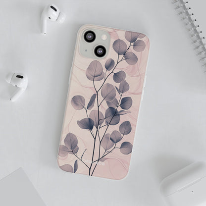 Veined Leaf Whisper iPhone 13 - Soft
