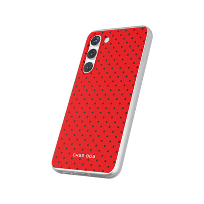 Crimson Dot Matrix Samsung S23 Plus Case - Soft