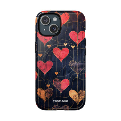 Golden Hearts Network iPhone 15 Case - Tough+
