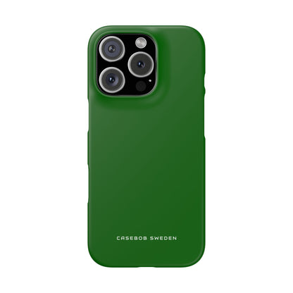 Dark Green iPhone 16 - Slim Phone Case