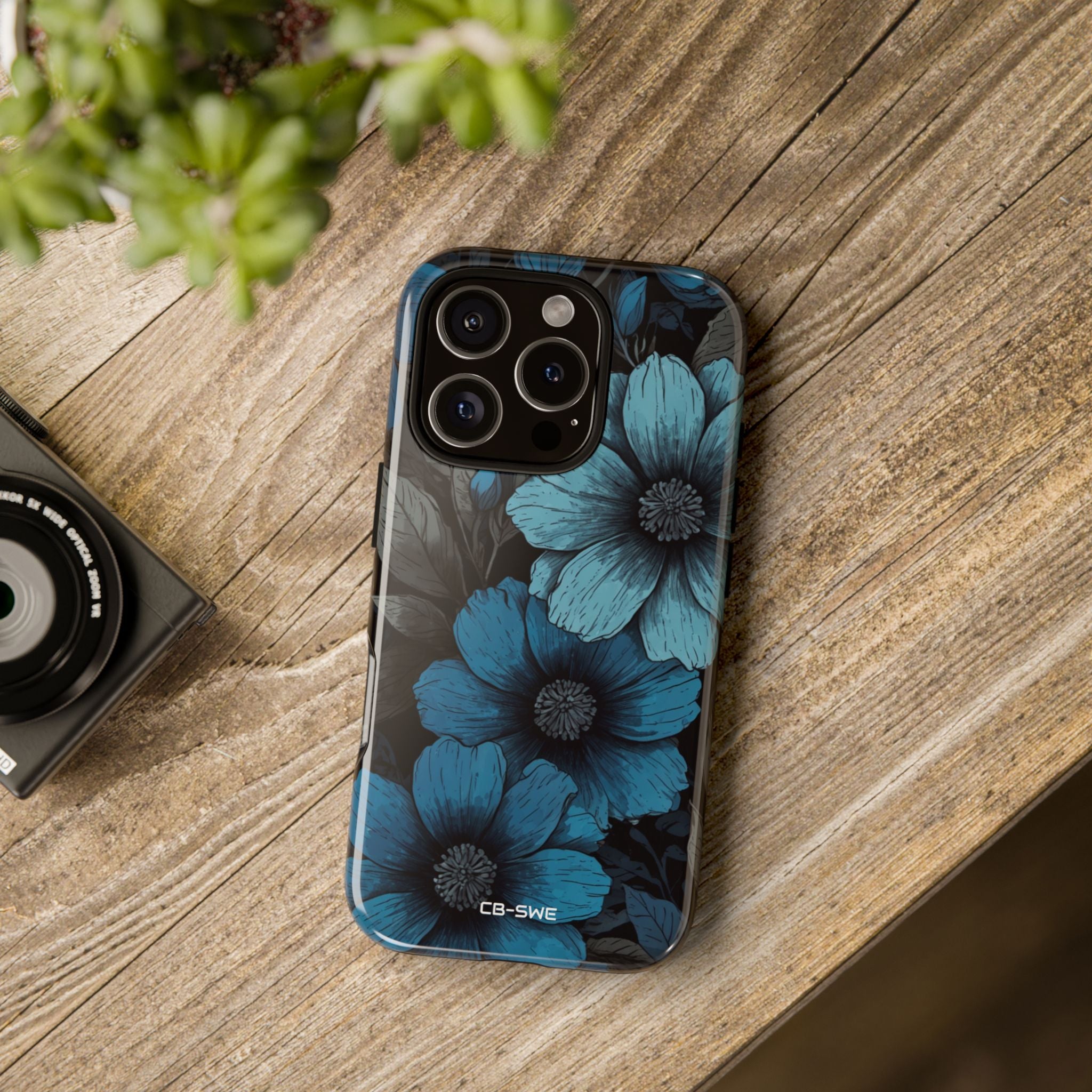 Flower Embrace Depth - iPhone Case