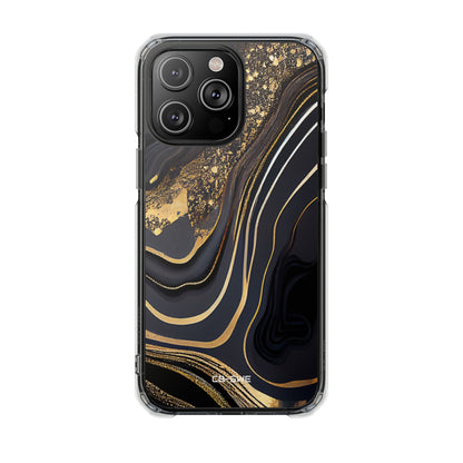 Elegant Gold Streams iPhone Case - Impact