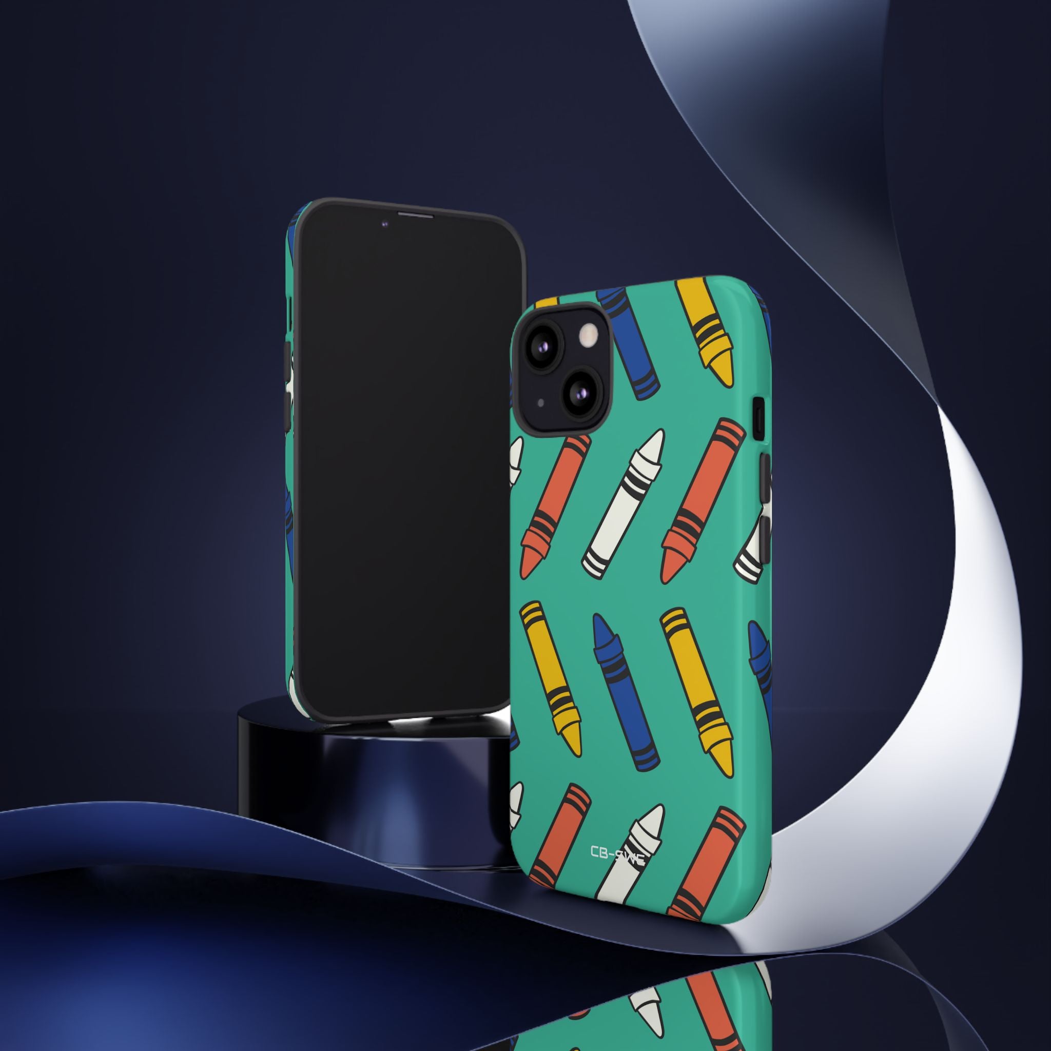 Crayons Dance Playfully - iPhone Case