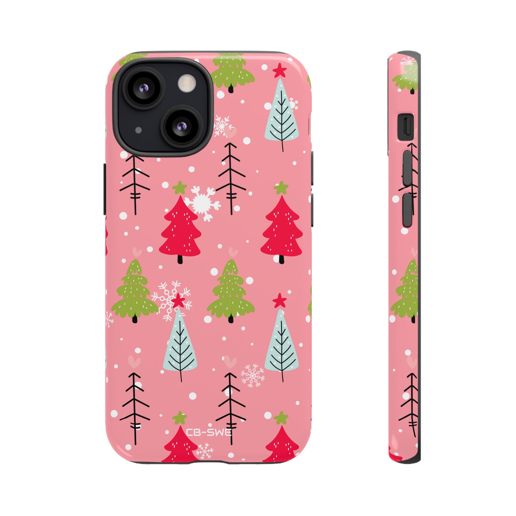 Festive Trees Dance - iPhone Case