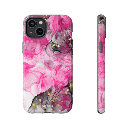 Vibrant Pink Swirls - iPhone Case