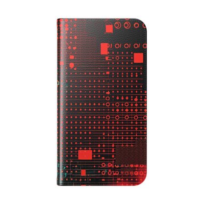 Crimson Circuit - iPhone 15 Pro Max Case - Wallet