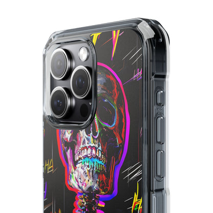 Neon Skeleton Laugh iPhone 15 Pro Max Case - Impact