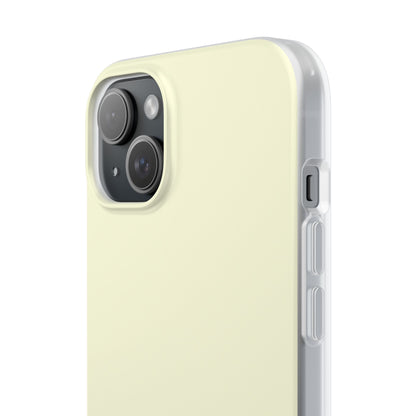 Light Yellow iPhone 15 - Flexi Phone Case