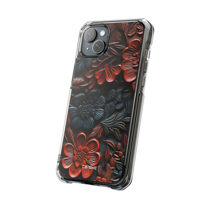 Sculpted Floral Elegance iPhone Case - Impact