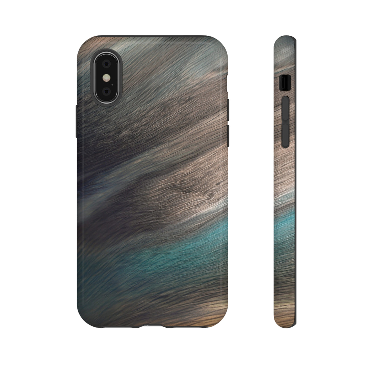 Flow Pattern Ink Art iPhone Case (Protective) iPhone XS Glossy Phone Case