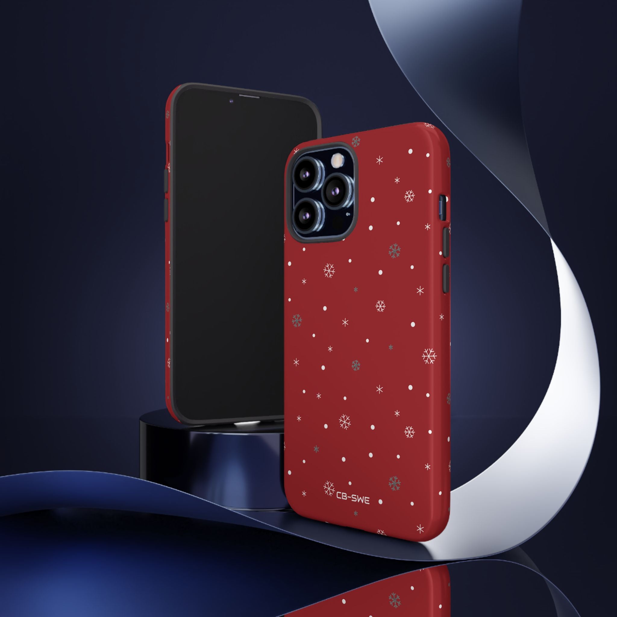 Snowflakes Dance Cheerfully - iPhone Case