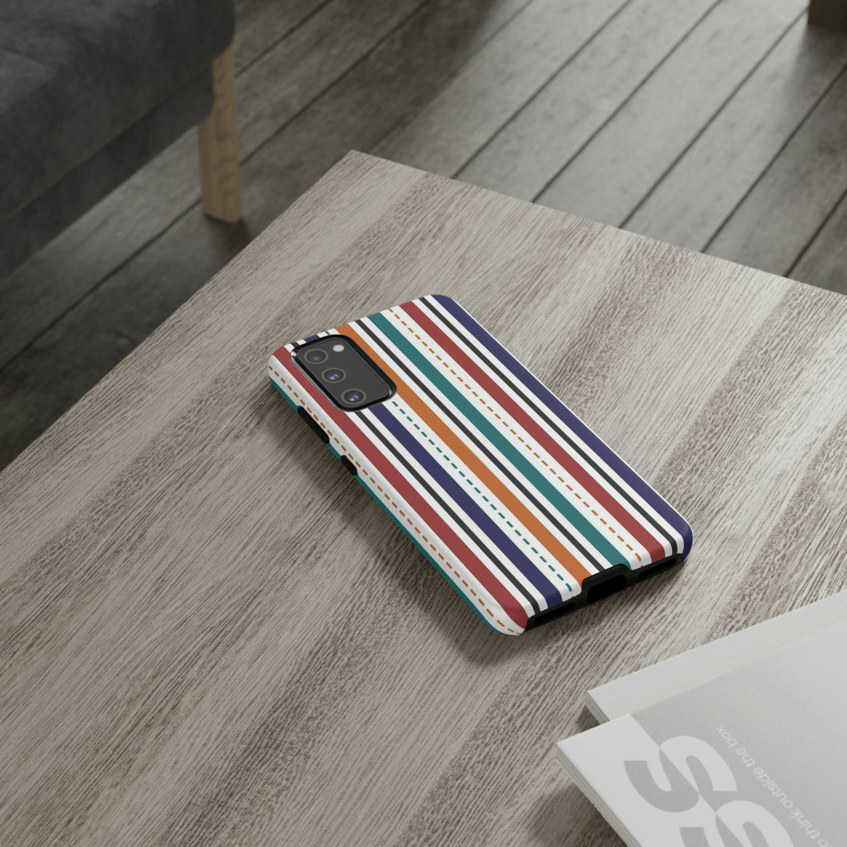 Modern Stripe Line - Protective Phone Case