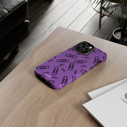 Paperclips Dance Playfully - iPhone Case