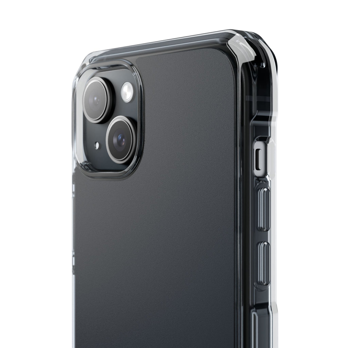 Gun Metal | Handyhülle für iPhone (Clear Impact Case - Magnetisch) 