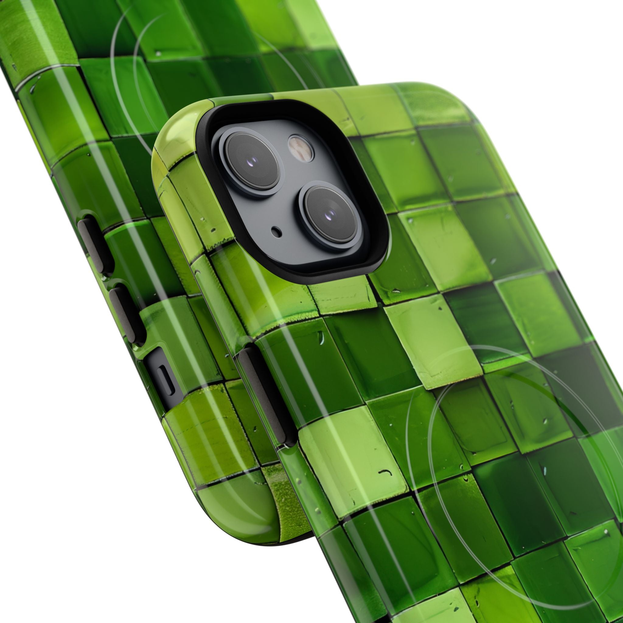Groene Tegel Harmonie iPhone 14 - Tough+