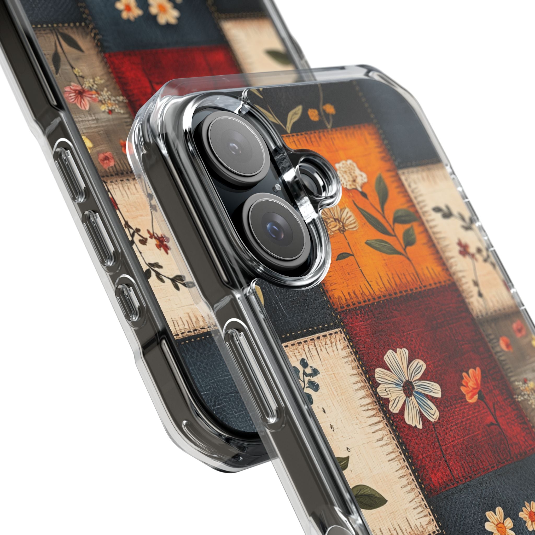 Patchwork Blooms iPhone 15 Case - Impact