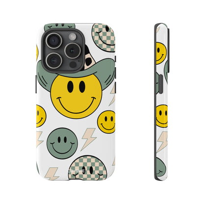 Pop Art Smiley Party - iPhone Case