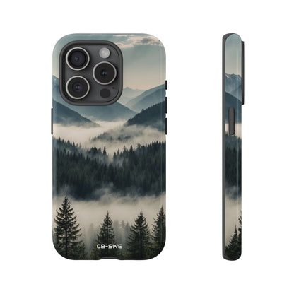 Misty Forest Embrace - iPhone Case