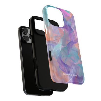 Dreamy Teal Flow - Tough iPhone 16 Phone Case