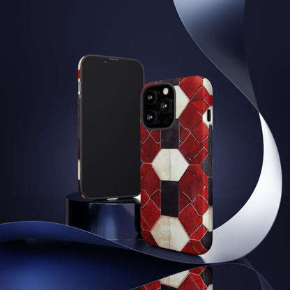 Kaleidoscope Geometric Hexagon Real Gothic Low Resolution iPhone 13 - Tough