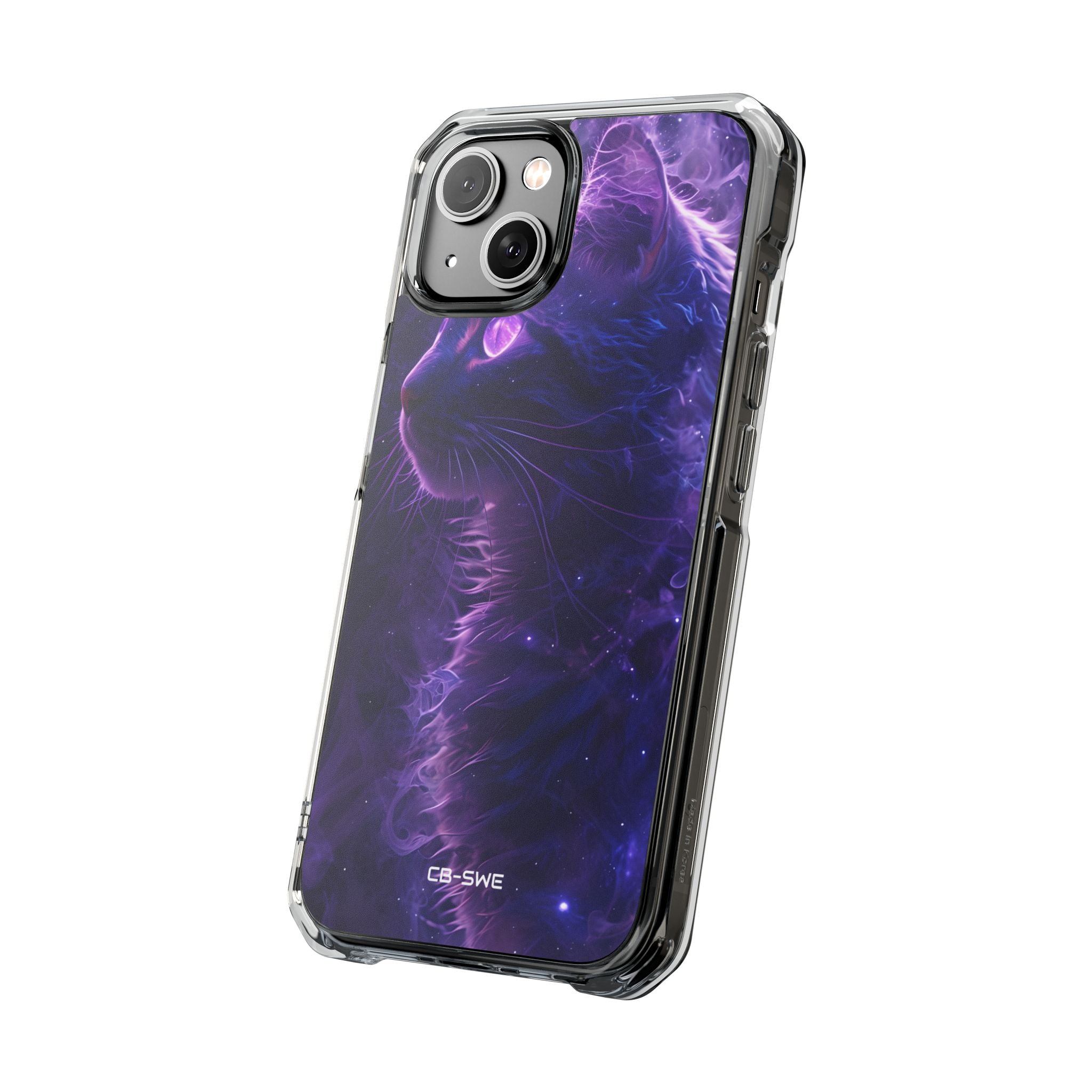 Mystical Starlit Cat iPhone Case - Impact