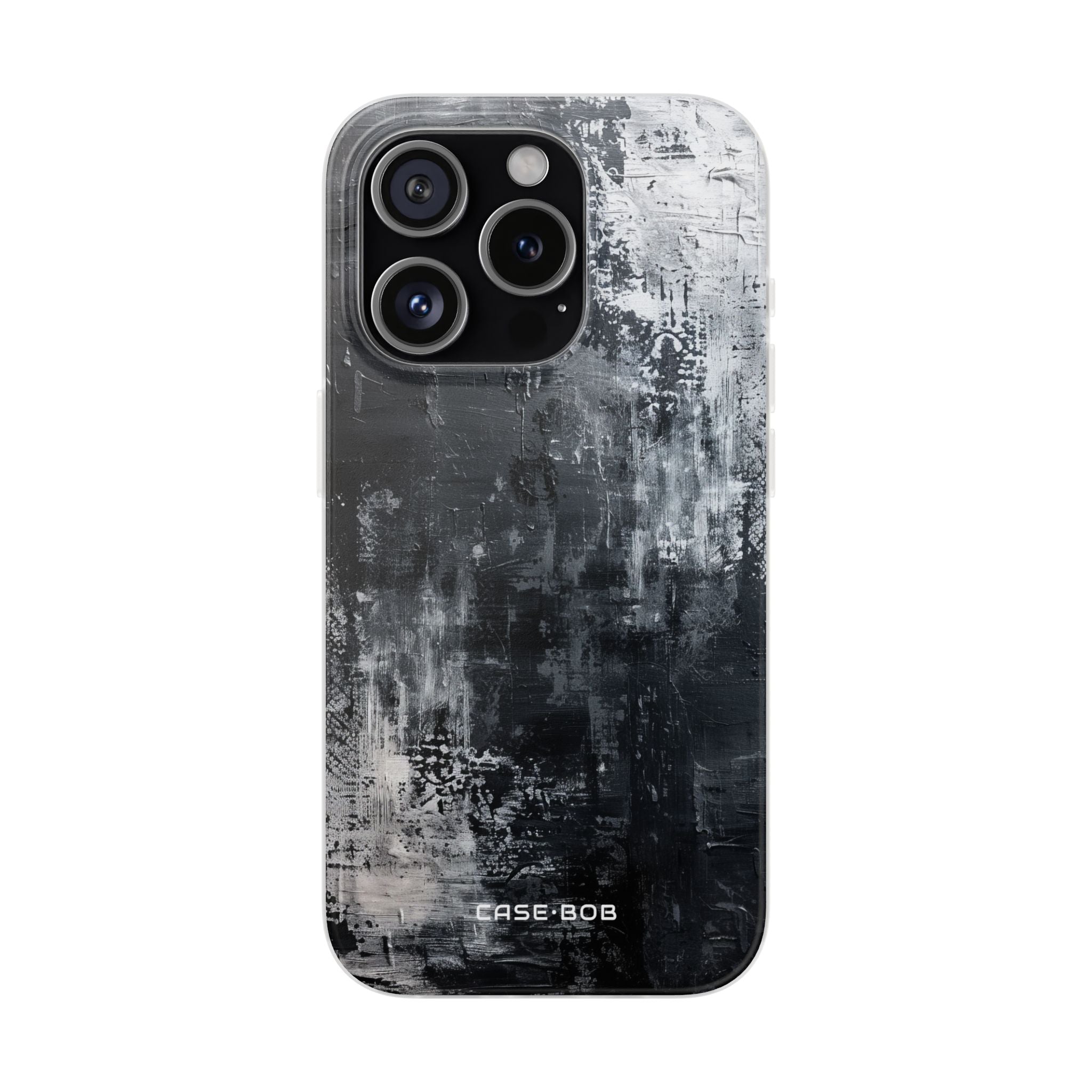 Textured Blackscape iPhone 15 Pro Case - Soft