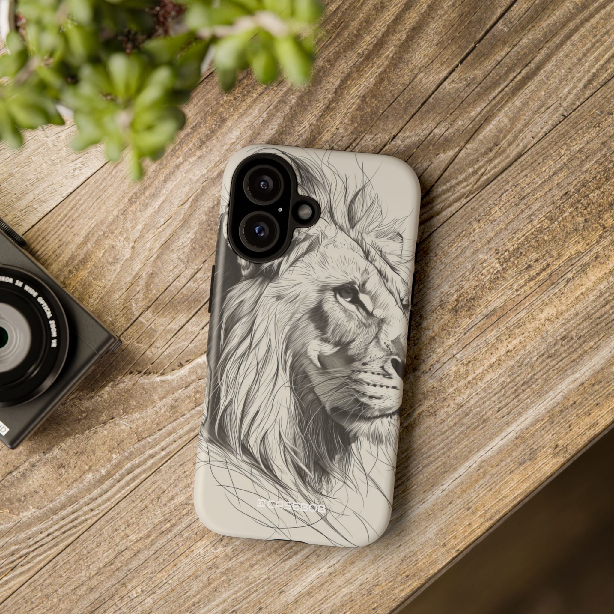 Majestic Lion: Minimalist Elegance - for iPhone 16