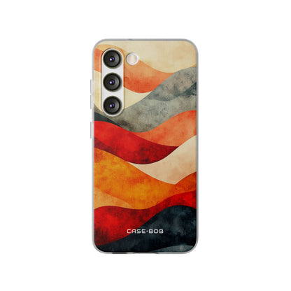 Cracked Wave Sunset Samsung S23 Case - Soft