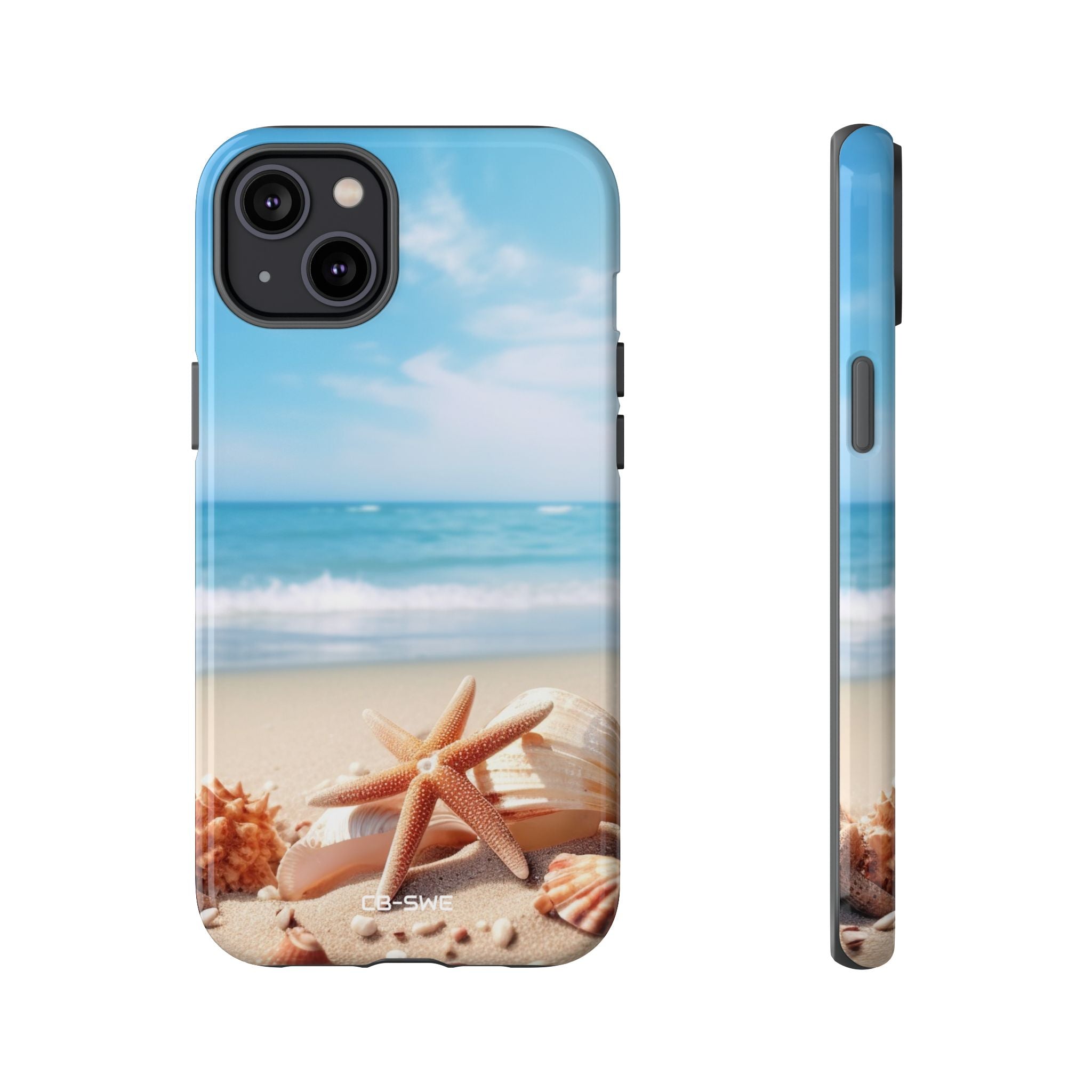 Shells Rest Beneath Waves - iPhone Case