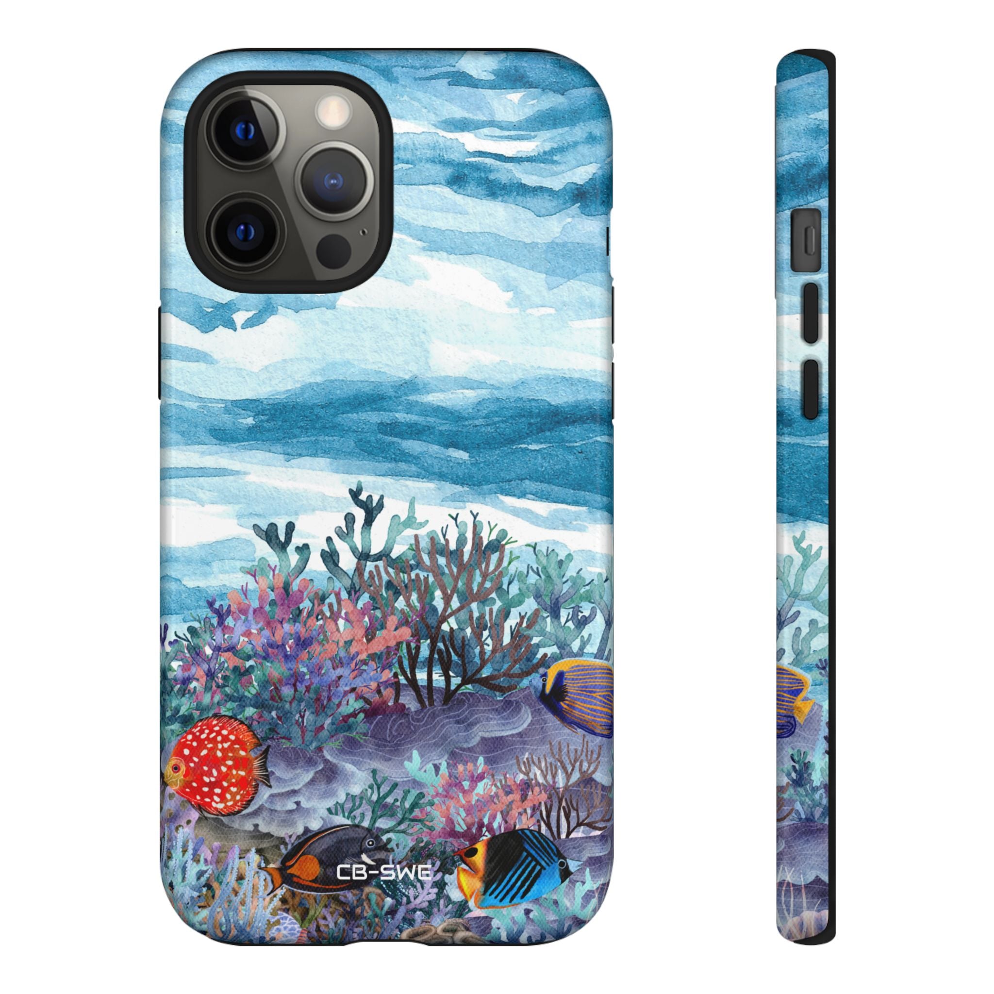 Aquatic Life Watercolors - iPhone Case