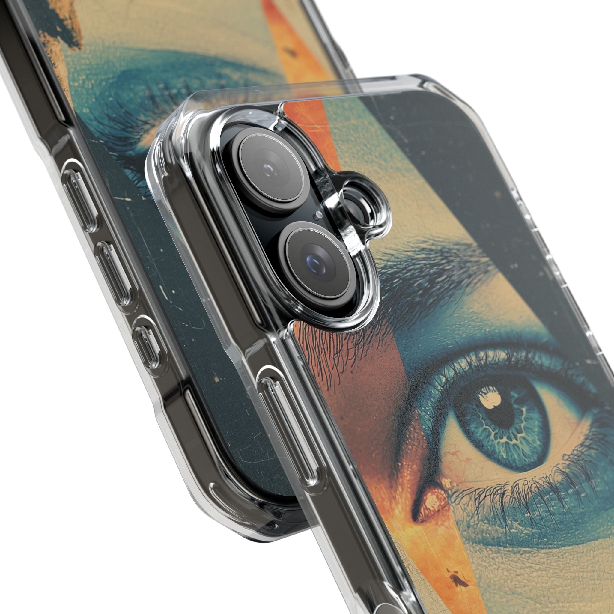 Eye Meets Mountains iPhone Case - Impact