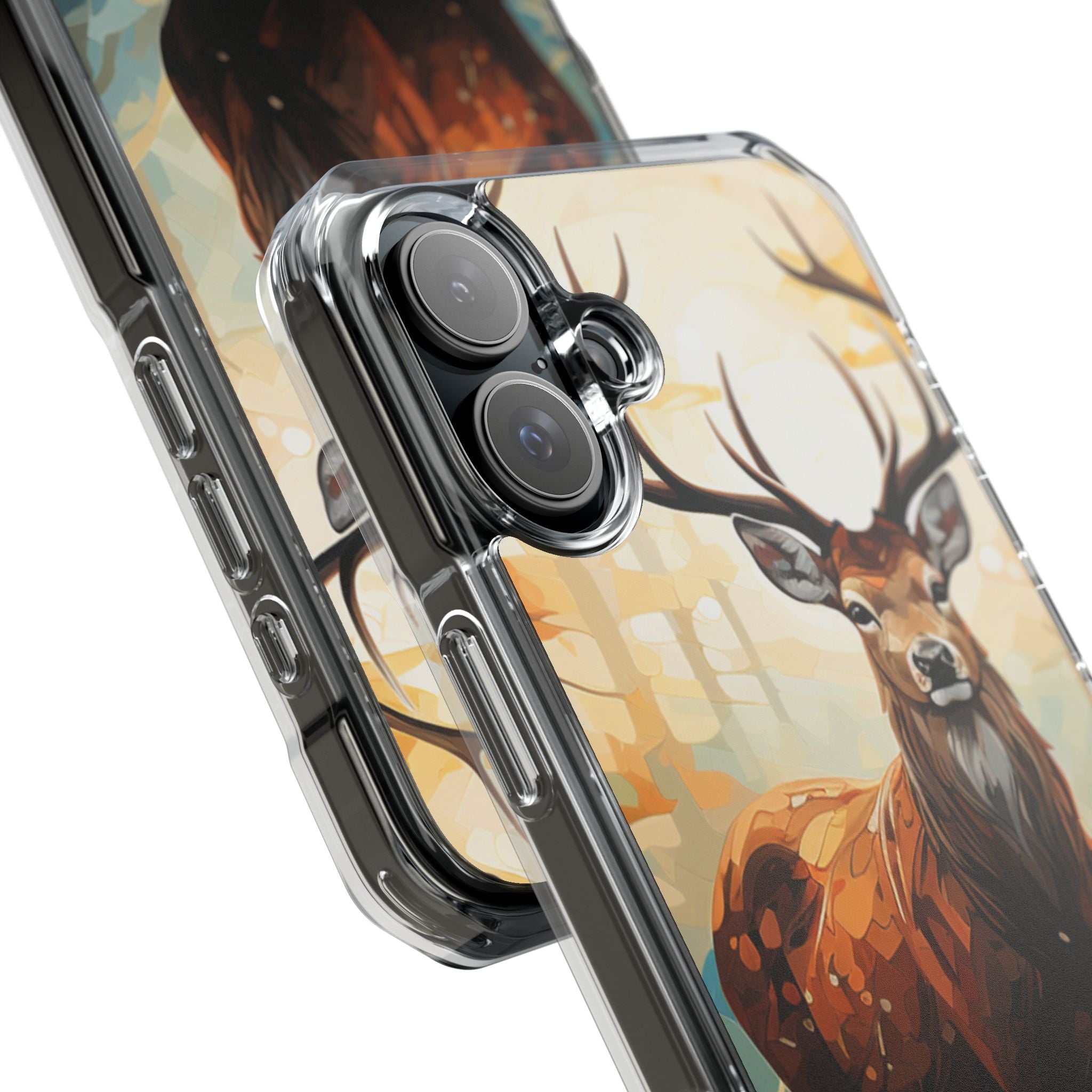 Glowing Stag iPhone 16 Plus Case - Impact