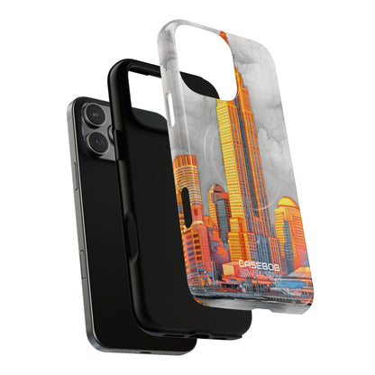 Vibrant City Skyline iPhone 16 - Tough+