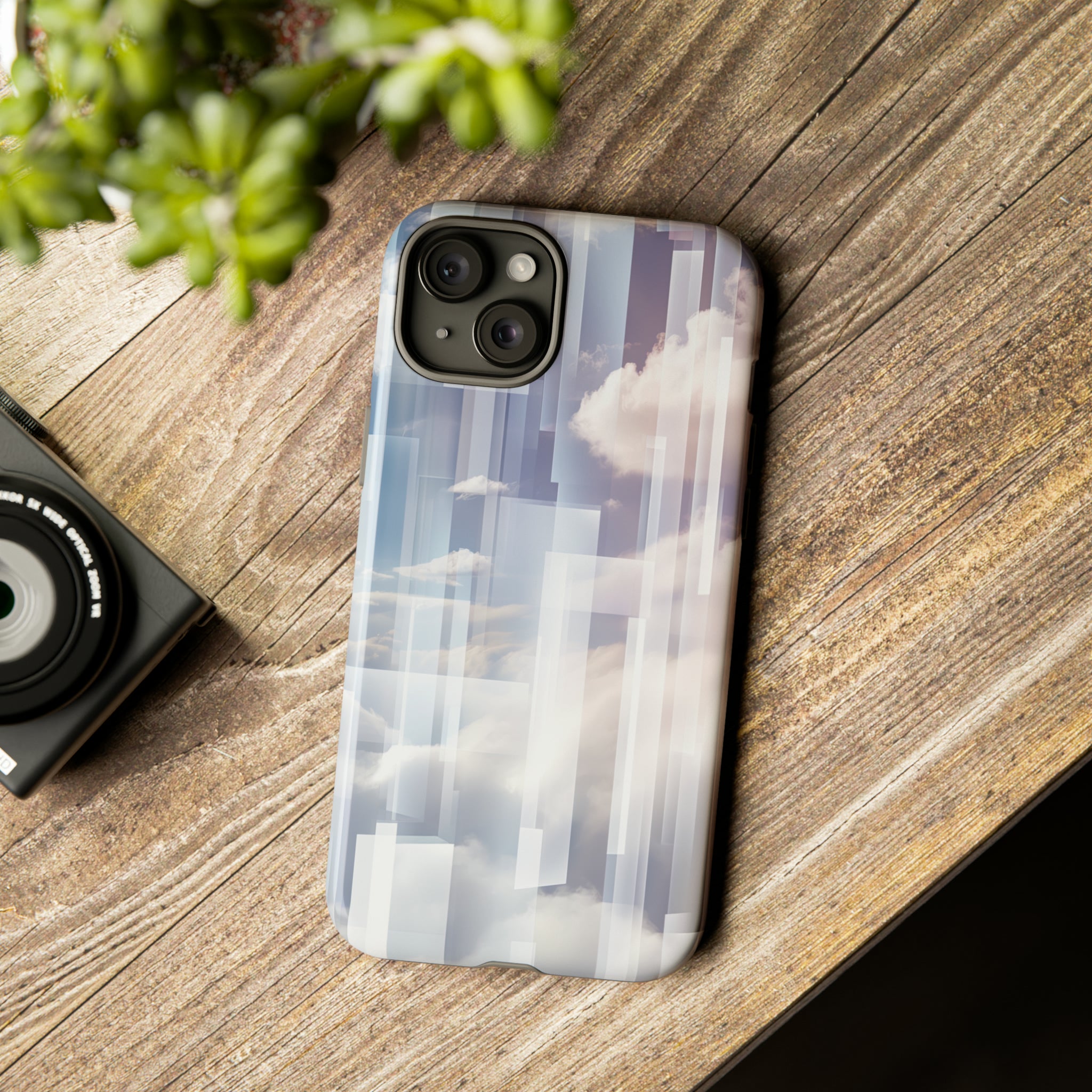 Cloudscape Gradient: Computing Elegance - Protective Phone Case