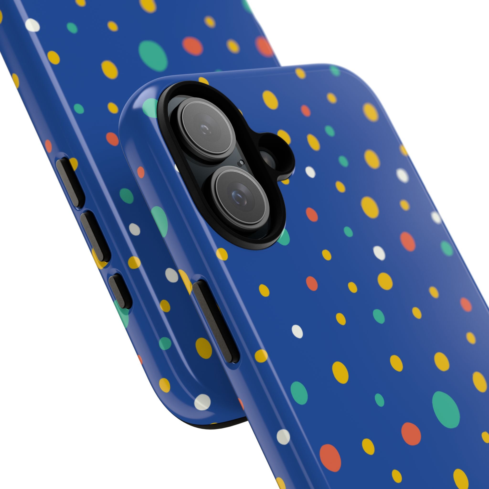 Colorful Dots Dance - iPhone Case
