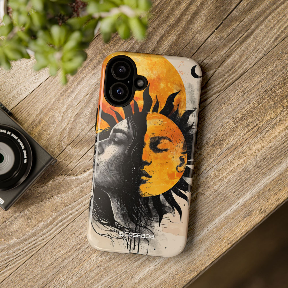 Celestial Dualities: Sun and Moon - for iPhone 16