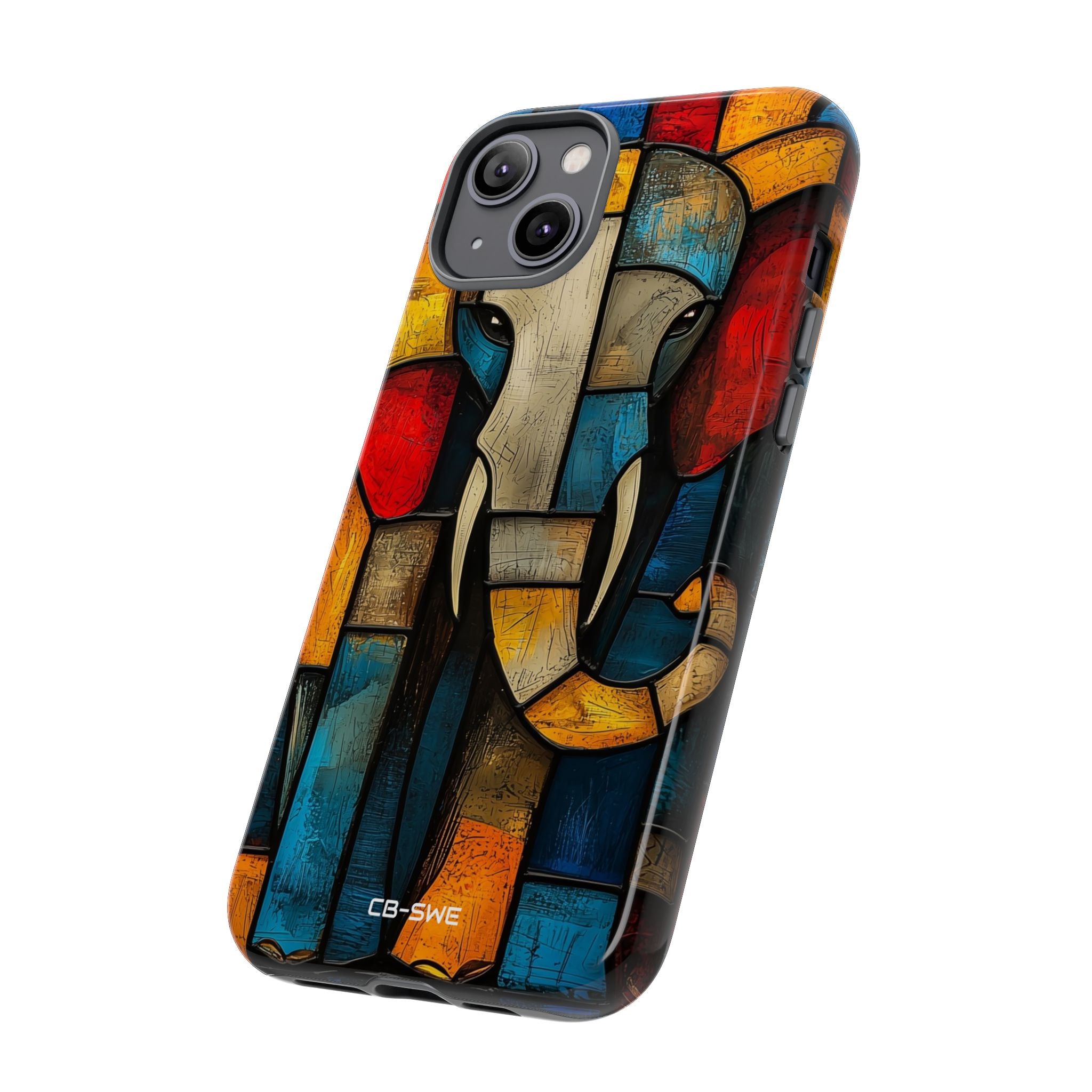 Elephant Shapes Dance - iPhone Case