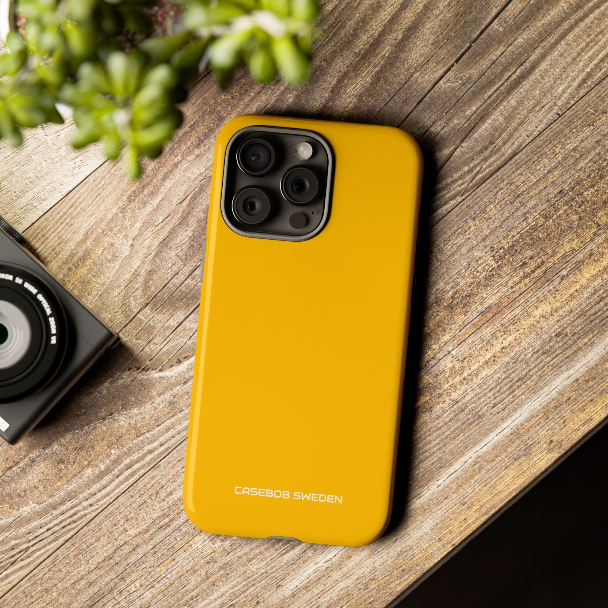 Amber Yellow - Tough iPhone 15 Phone Case