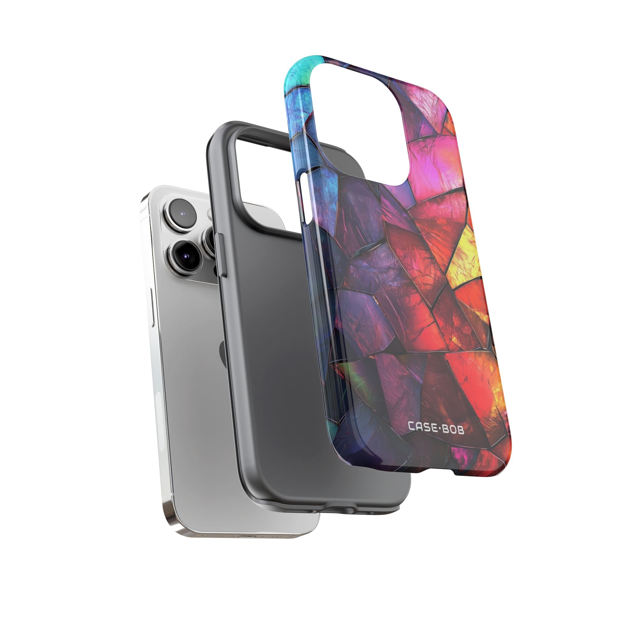 Cracked Prism iPhone 14 Pro Case - Tough