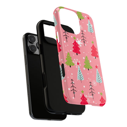 Festive Trees Dance - iPhone Case