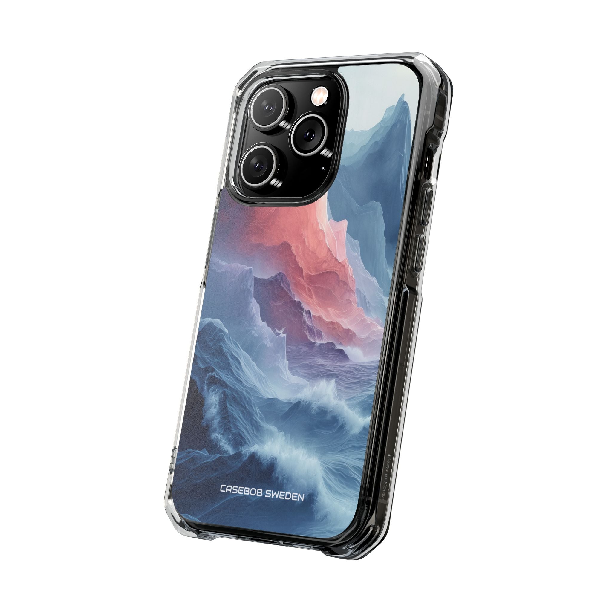 Mountain Wave Serenity - Clear Impact iPhone 14 Phone Case