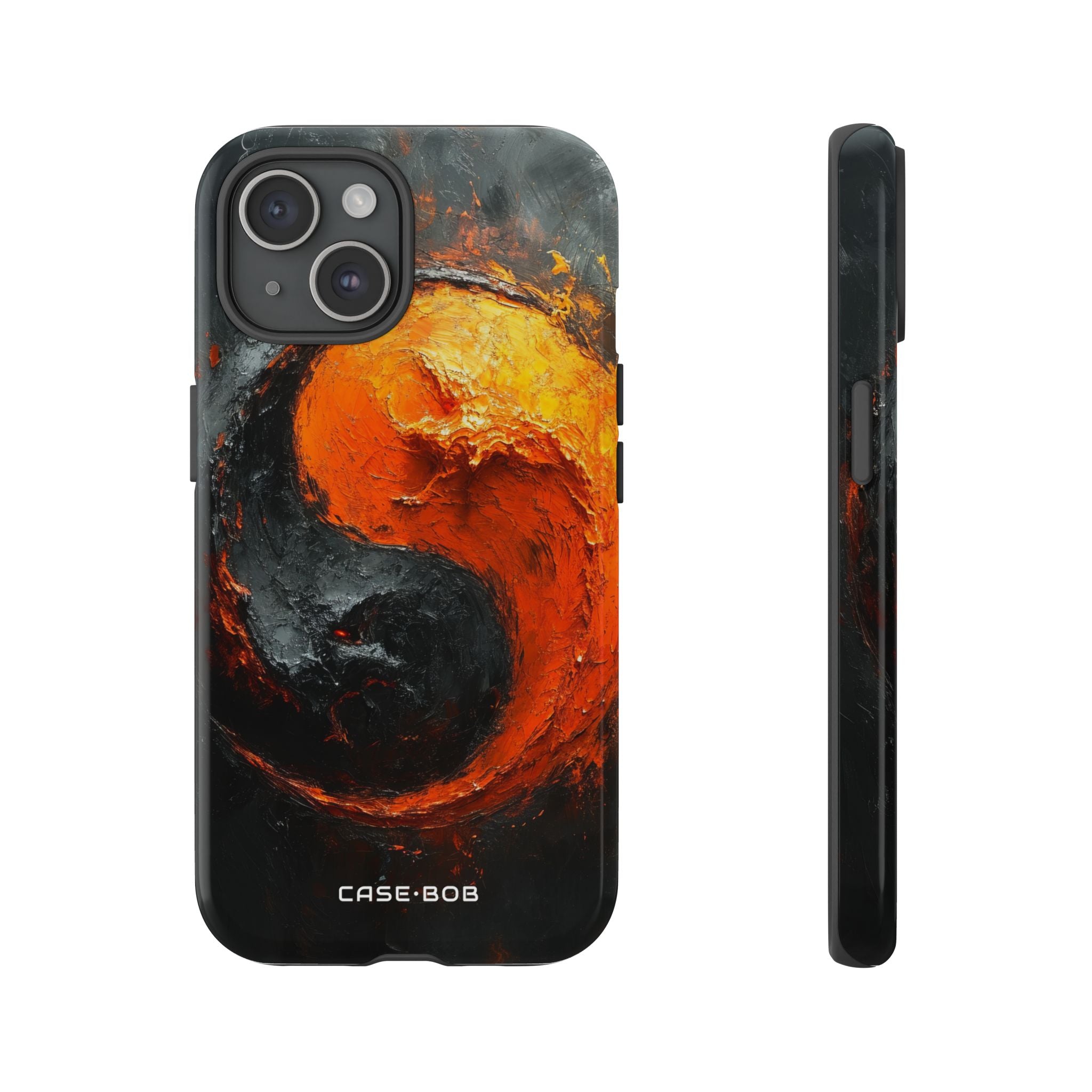 Molten Yin-Yang iPhone 15 Case - Tough
