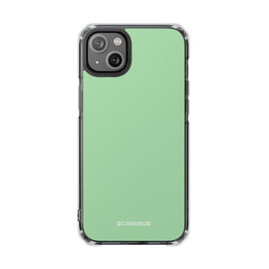 Celadon Green | Phone Case for iPhone (Clear Impact Case - Magnetic)