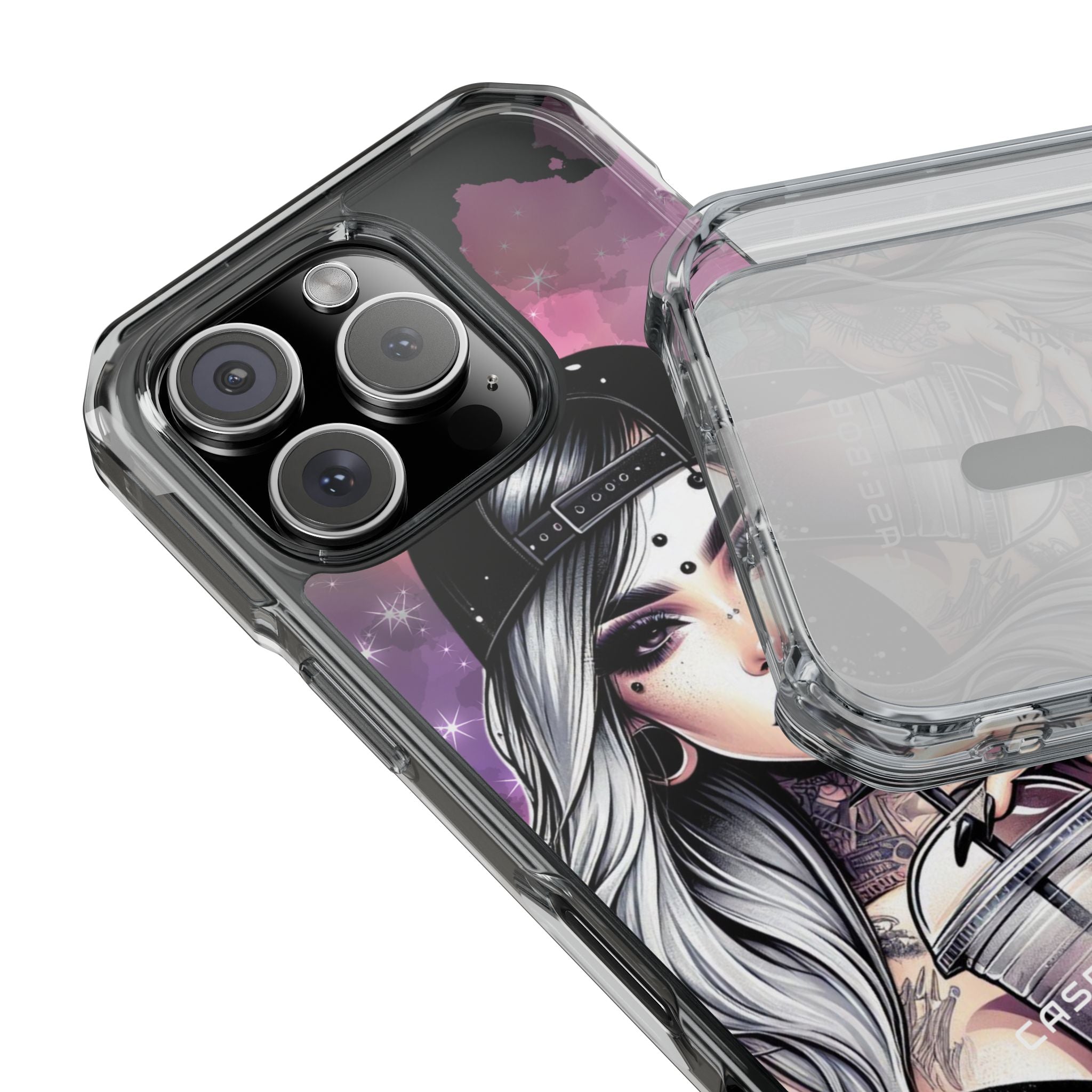 Silver Sip Nebula iPhone 16 Pro Case - Impact