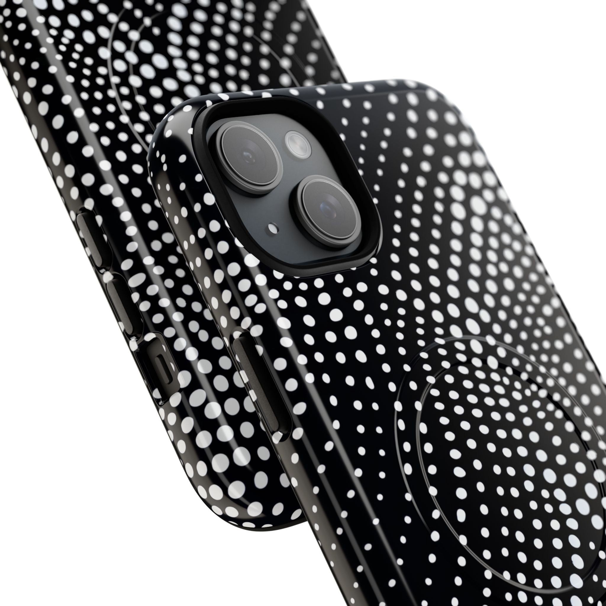 Waves of Dots iPhone 15 - Tough+