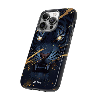 Tiger's Glowing Gaze - iPhone Case