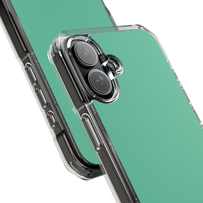 Medium Aquamarine iPhone 16 - Clear Impact Phone Case