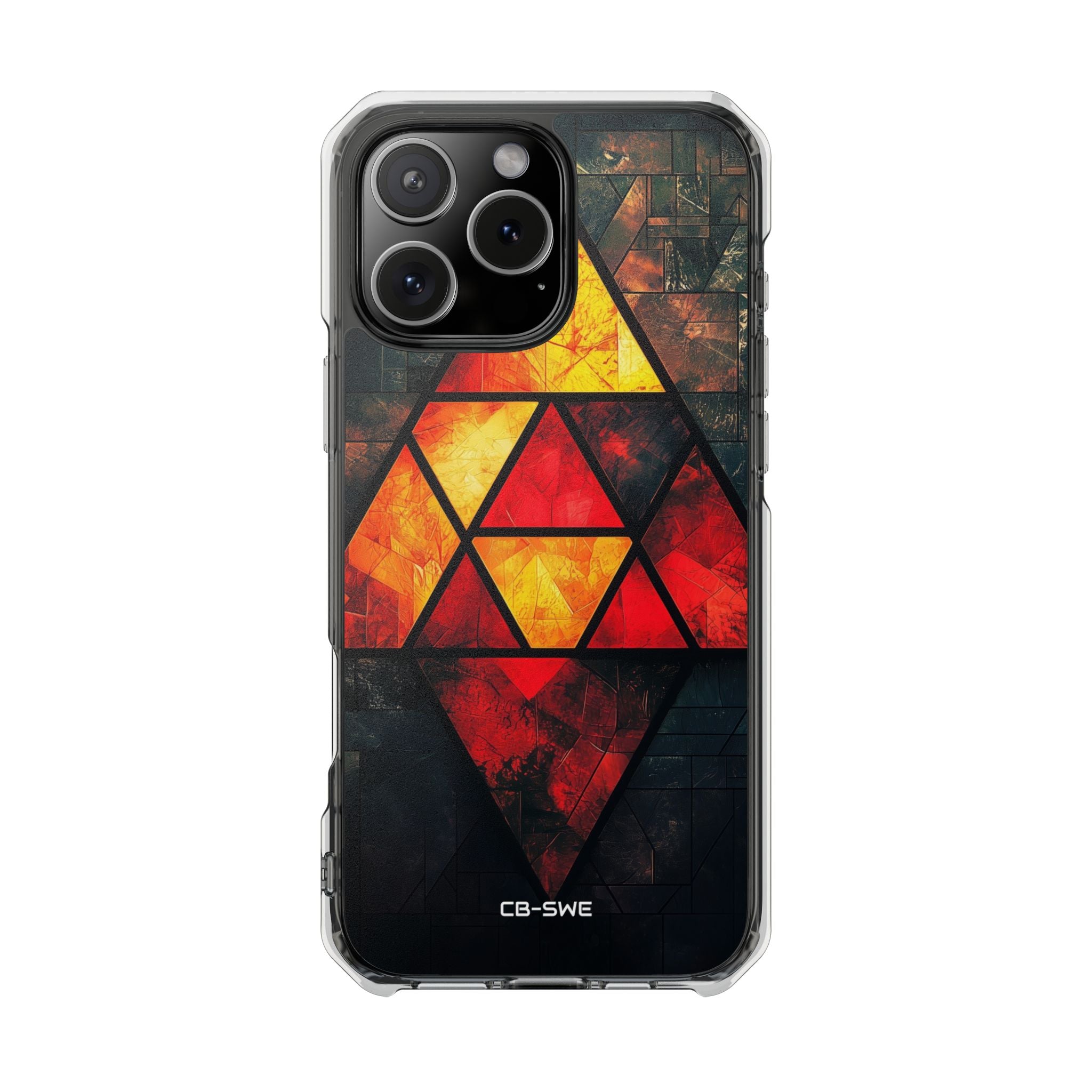 Triangles Illuminate Warmth iPhone Case - Impact